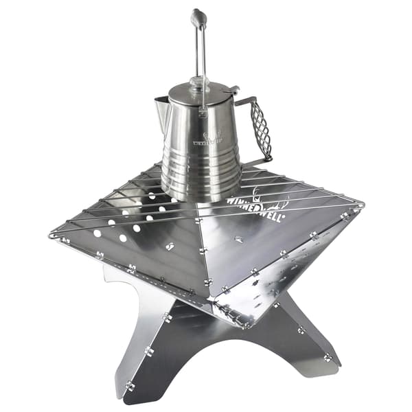 Winnerwell Rostfritt stål platt eldgaller (2-pack) 2,4 cm x Silver 2.4cm x 46.4cm x 32.9cm