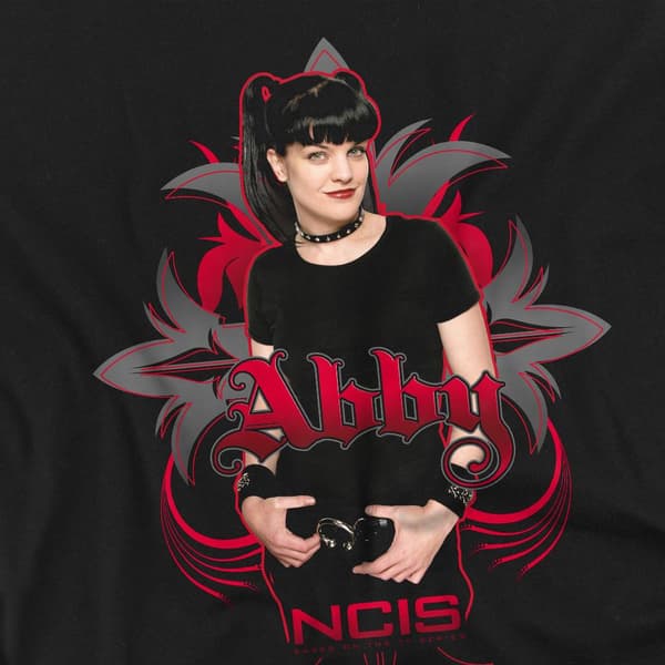 NCIS Herr Gotisk Abby T-Shirt M Svart Black M