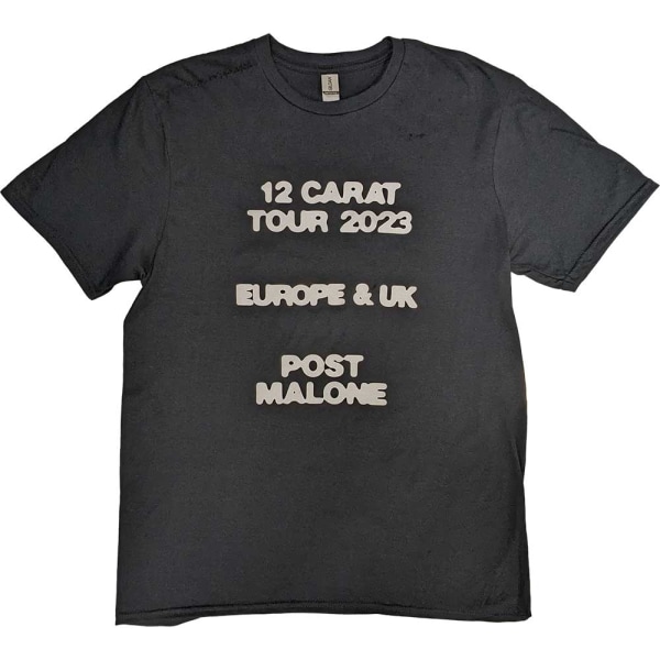 Post Malone Unisex Vuxen 2023 Tour Butterfly Logo T-shirt S Bla Black S
