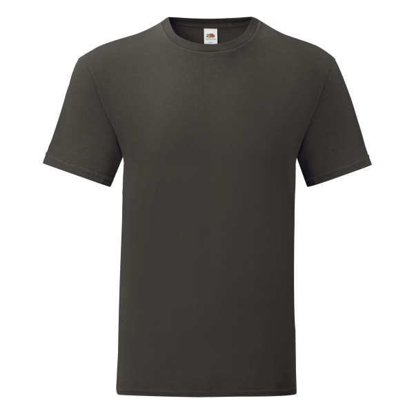 Fruit Of The Loom Iconic T-shirt för män (5-pack) 3XL Ljus Grafitgrå Light Graphite Grey 3XL