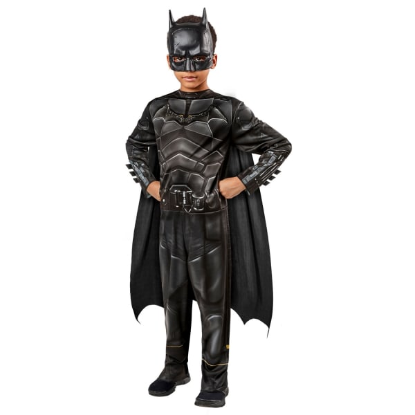 Batman Boys Costume 3-4 Years Black Black 3-4 Years