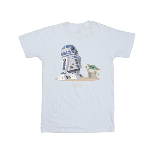 Star Wars The Mandalorian R2D2 och Grogu T-shirt 4XL Vit White 4XL