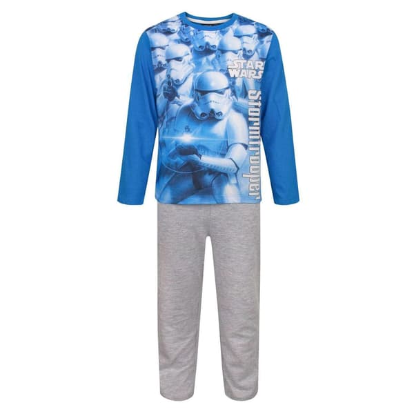 Star Wars Stormtrooper Pyjamas för barn/barn 4 år Blå/G Blue/Grey Marl 4 Years
