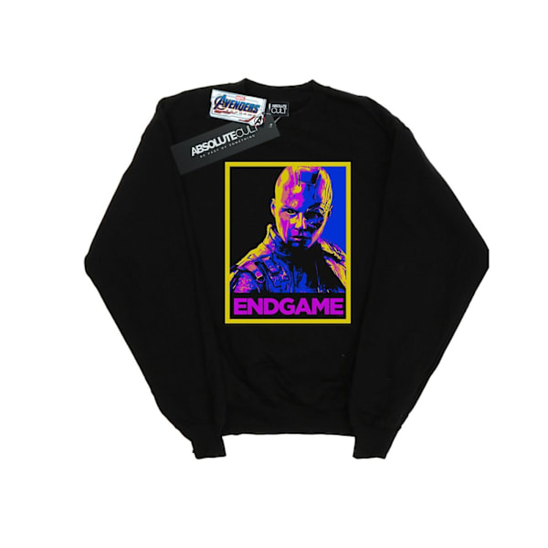 Marvel Mens Avengers Endgame Nebula Poster Sweatshirt L Svart Black L