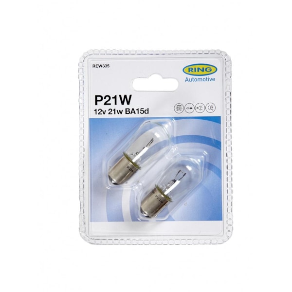 Ring Stopp/Blinkers/Back/Dimljuslampa (2-pack) En Storlek Si Silver One Size