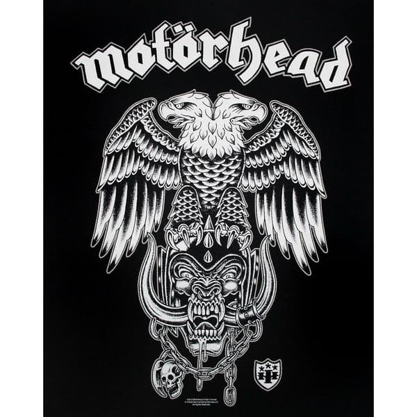 Motorhead Herr Hiro Double Eagle T-shirt S Svart/Vit Black/White S