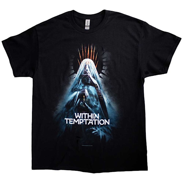 Within Temptation Unisex Vuxen Bleed Out Veil Baktryck T-Shir Black XXL