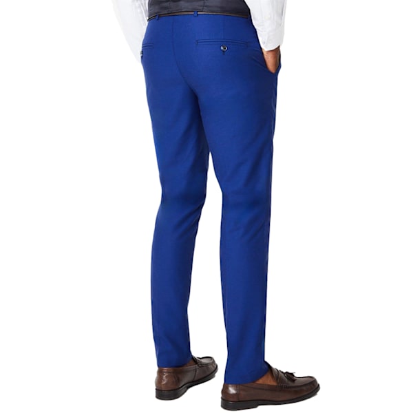 Burton herr enfärgad slim kostymbyxor 36R ljusblå Bright Blue 36R