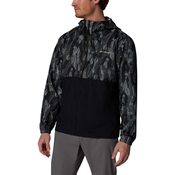 Columbia Herr Softshell Vattenavvisande Soft Shell Jacka M Svart Black Print M