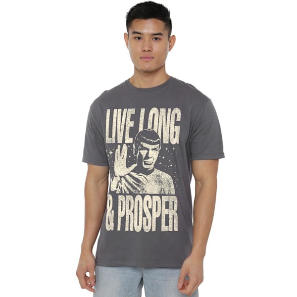 Star Trek: The Original Series Herr Prosper Spock T-shirt 4XL C Charcoal 4XL