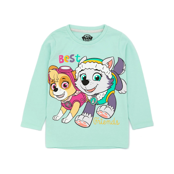 Paw Patrol Barn/Barn Skye & Everest Långärmad Pyjamas Se Teal/Grey 6-7 Years