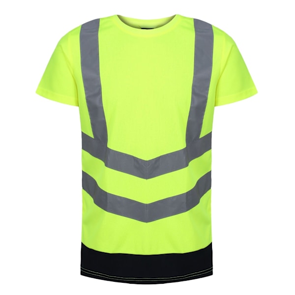 Regatta Pro Hi-Vis Kortärmad T-shirt XXL Gul/Marinblå Yellow/Navy XXL