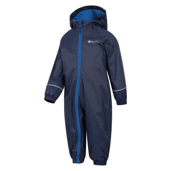 Mountain Warehouse Barn/Barn Spright Vattentät Regndräkt Navy 2-3 Years