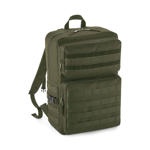 BagBase MOLLE Tactical Backpack One Size Military Green Military Green One Size
