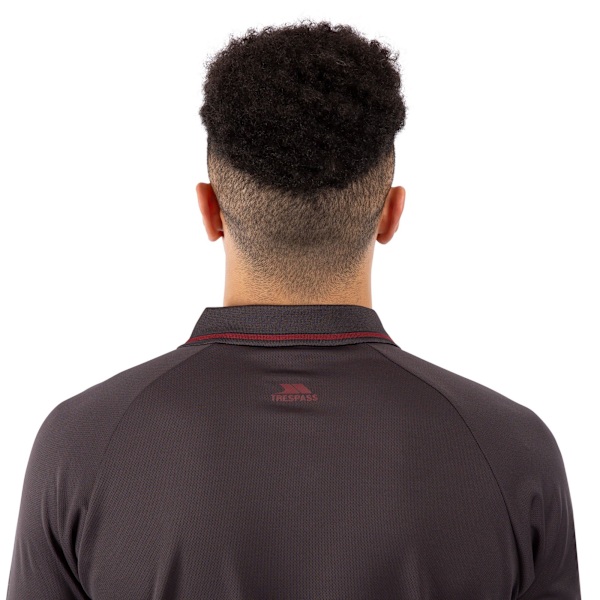 Trespass Bonnington Polo Top XL Mörkgrå Dark Grey XL