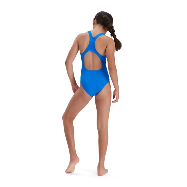 Speedo Girls Medalist Eco Endurance+ One Piece Baddräkt 15-16 år Bondi Blue 15-16 Years