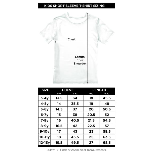 Interview With The Vampire Barn/Barn Röd Logotyp T-Shirt 3-4 White 3-4 Years
