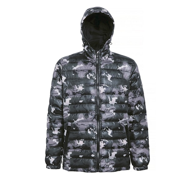 2786 Herr Vattentät & Vindtät Vadderad Jacka med Luva 2XL Camo Camo Green 2XL