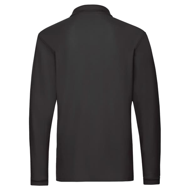 Fruit Of The Loom Herr Premium Pique Långärmad Pikétröja M Black M