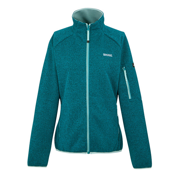 Regatta Dam Fleecejacka Ravenhill med Full Zip, Storlek 12 UK Exoti Exotic Plume/Icy Morn 12 UK