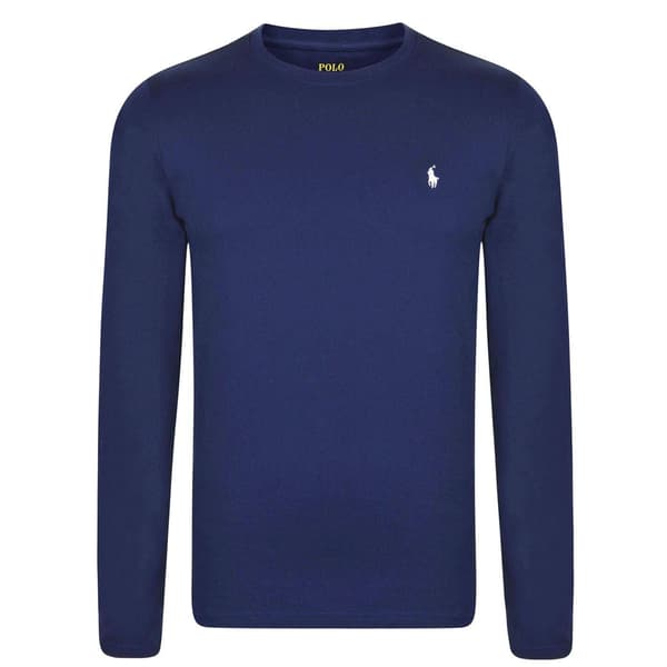 Ralph Lauren Herr Bomull Lounge Topp S Marinblå/Vit Navy/White S