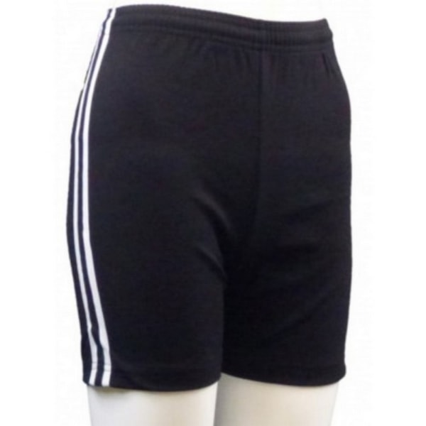 Carta Sport Dam/Dam Stripe Shorts 30R Svart/Vit Black/White 30R