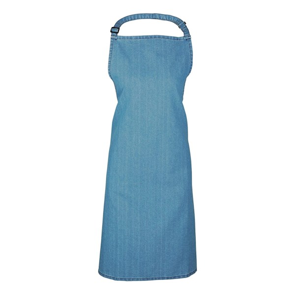 Premier Dam/Kvinnors Färger Bip Förkläde Med Ficka / Arbetskläder Blue Denim One Size