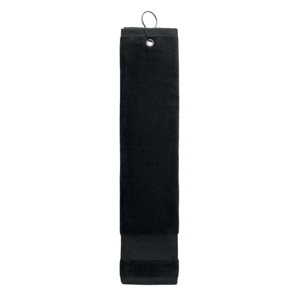 MidOcean Hitowgo Golfhandduk i Bomull One Size Svart Black One Size