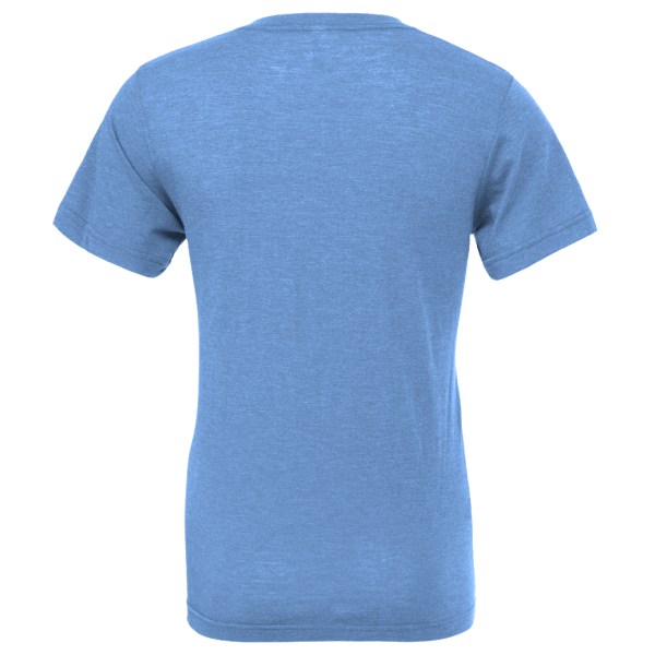 Canvas Herr Triblend V-ringad kortärmad T-shirt S Blå Triblen Blue Triblend S