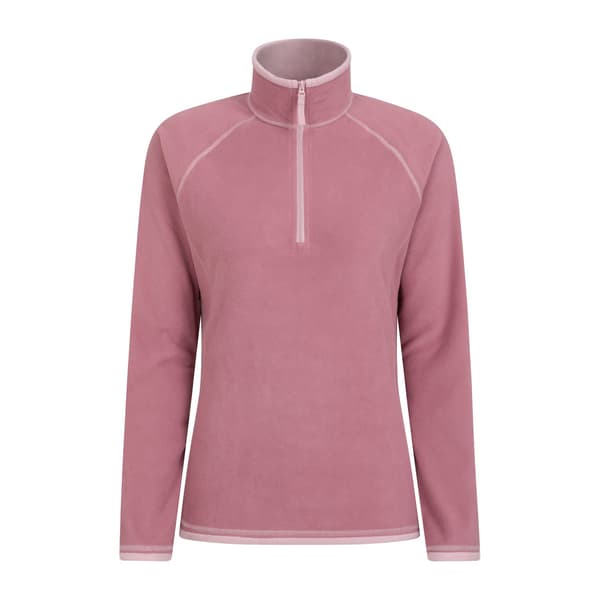 Mountain Warehouse Dam/Dam Montana Half Zip Fleecetröja 12 Light Pink 12 UK