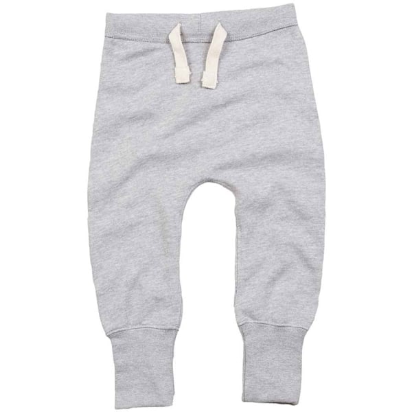 Babybugz Baby Jogging Bottoms 2-3 Månader Heather Grey Melange Heather Grey Melange 2-3 Months
