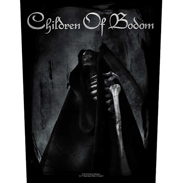 Children Of Bodom Fear The Reaper Patch One Size Svart/Vit Black/White One Size