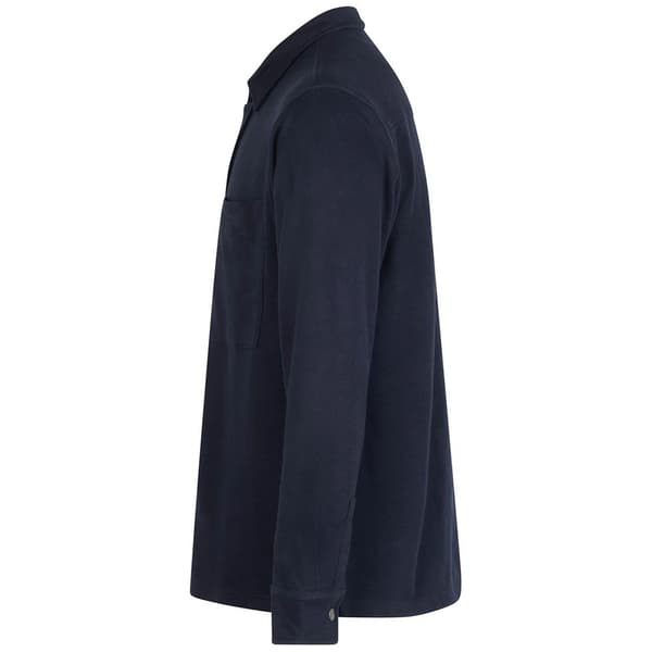 Front Row Herr Premium Piqué Overshirt XXL Marinblå Navy XXL