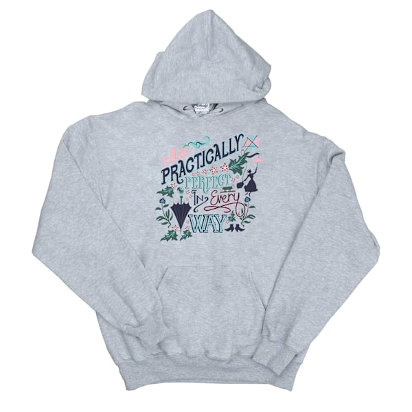 Disney Herr Mary Poppins Praktiskt Hoodie L Sports Grey Sports Grey L