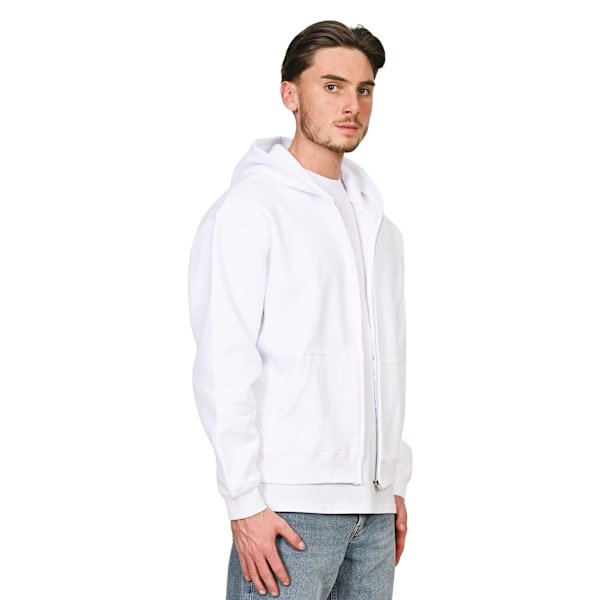 Casual Classics Unisex Vuxen Premium Kammad Bomull Boxig Oversiz White 3XL