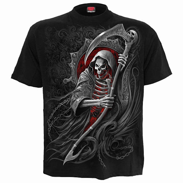 Spiral Direct Unisex Adult Reaper´s Portal T-Shirt XXL Svart Black XXL