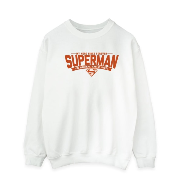 DC Comics Herr Superman Hero Dad Sweatshirt XL Vit White XL