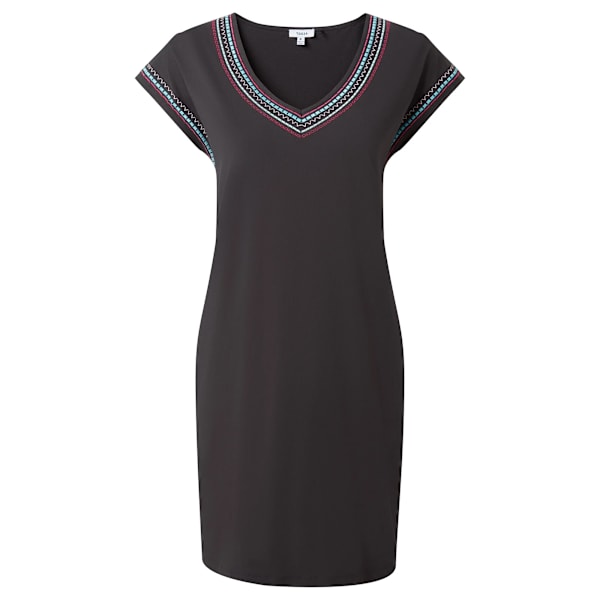 TOG24 Dam/Dam Nicolette Jersey Klänning 8 UK Washed Black Washed Black 8 UK