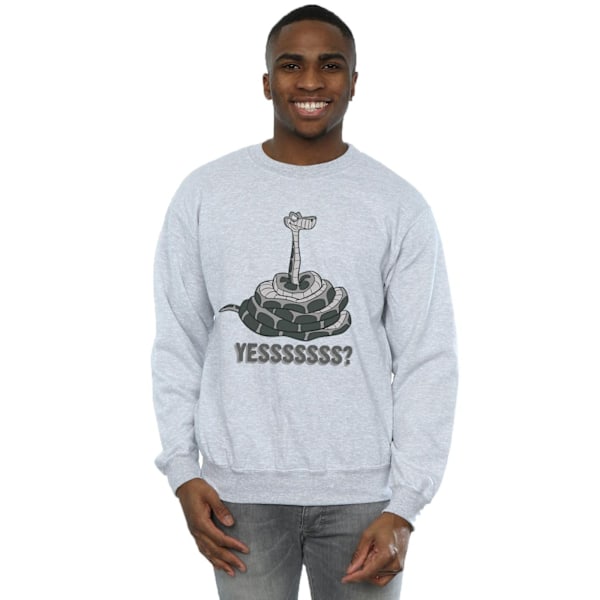 Disney Herr The Jungle Book Kaa Yesssss Sweatshirt S Sports Grå Sports Grey S
