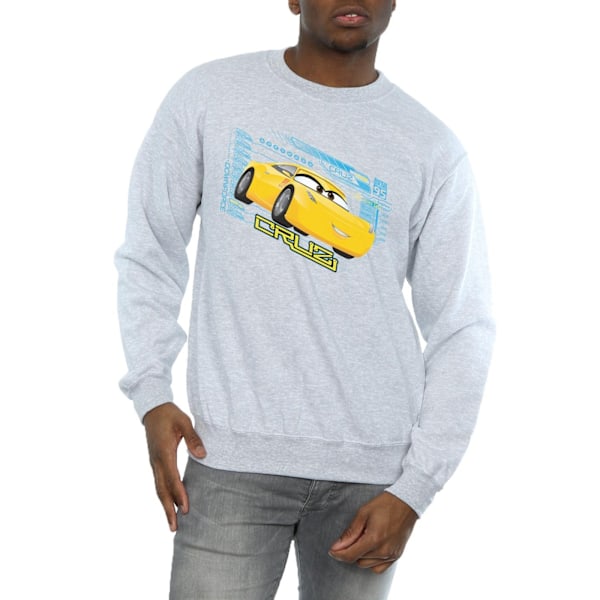 Disney Cars Cruz Ramirez Sweatshirt M Sports Grey för män Sports Grey M