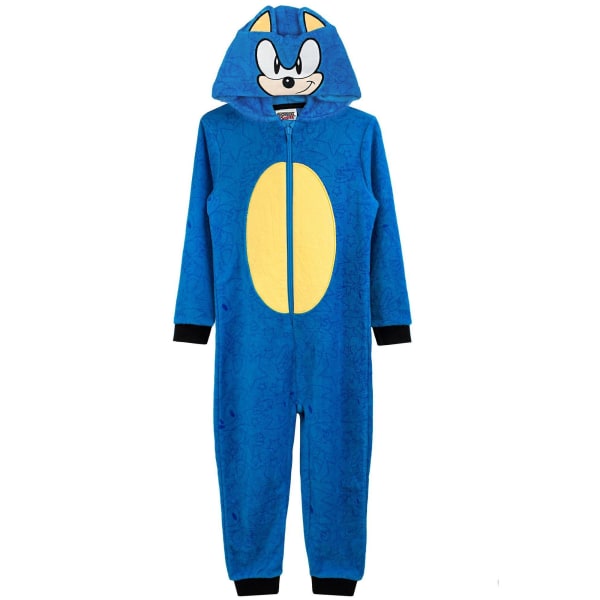 Sonic The Hedgehog Childrens/Kids 3D Sleepsuit 6-7 Years Blue Blue 6-7 Years