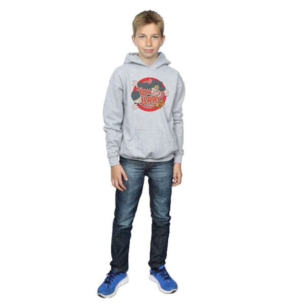 Tom And Jerry Boys Classic Catch Hoodie 12-13 år Sports Grey Sports Grey 12-13 Years