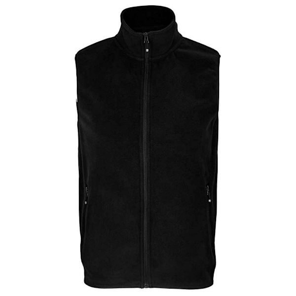 SOLS Unisex Vuxen Factor Microfleece Återvunnen Body Warmer L Svart Black L
