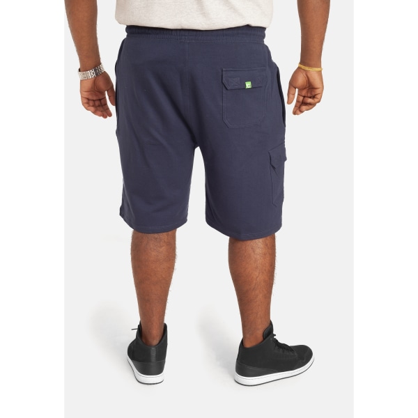 D555 Mens John Kingsize Lättvikts Cargo Shorts i bomull 3XL Nav Navy 3XL