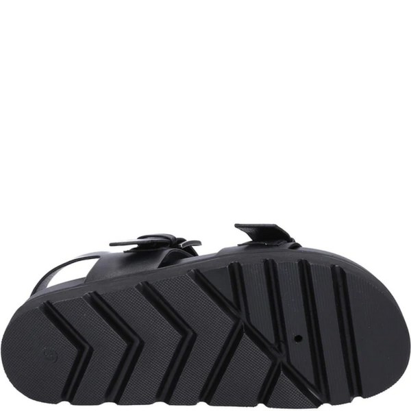 Divaz Dam/Dam Saphia Sandaler med kilklack 7 UK Svart Black 7 UK