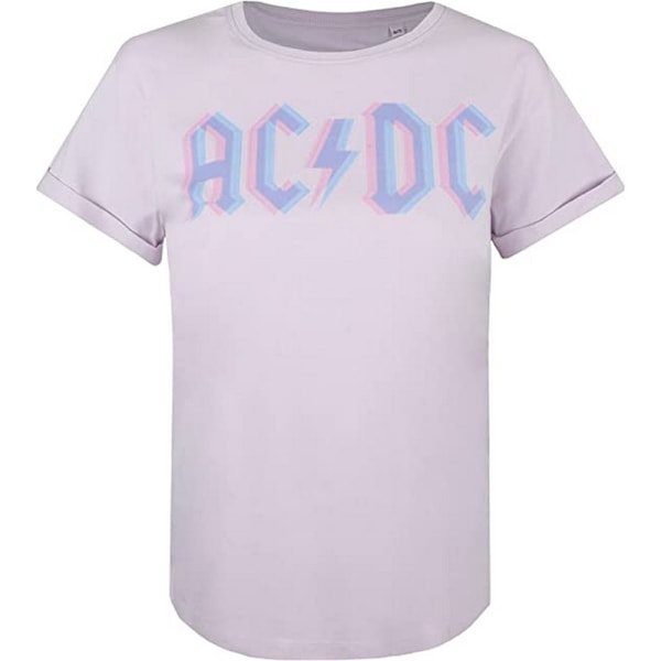 AC/DC Dam/Dam Distorted T-shirt S Lavendel Lavender S