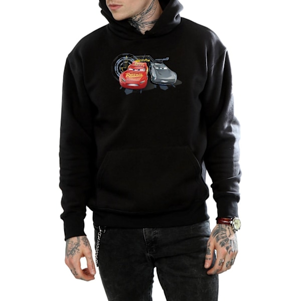 Disney Cars Lightning Vs Storm Hoodie L Sports Grey för män Sports Grey L