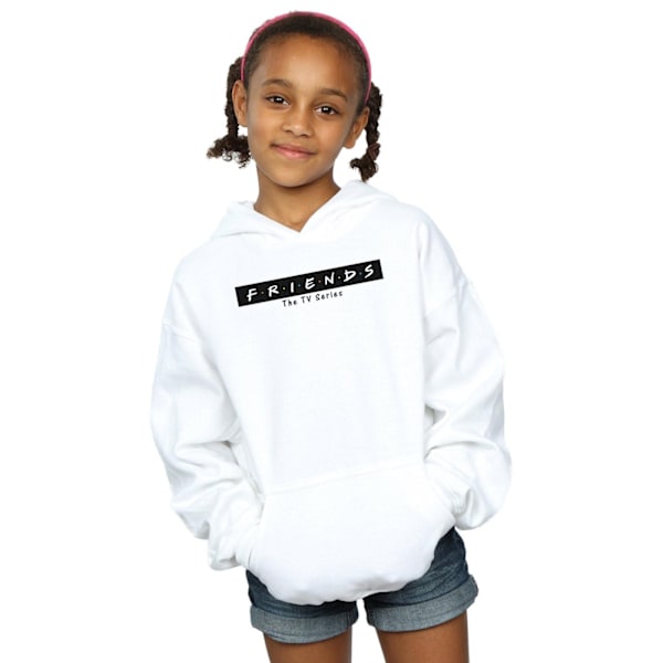 Friends Girls Logo Block Hoodie 9-11 år Vit White 9-11 Years