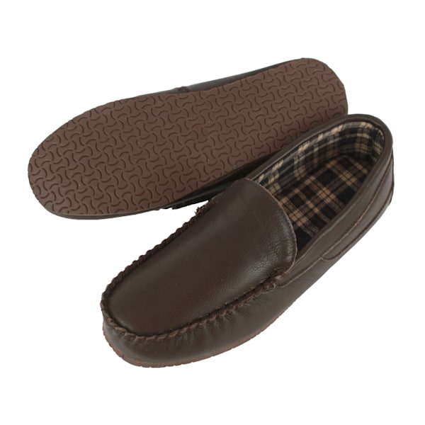 Eastern Counties Leather Unisex Vuxen Läder Loafers 7 UK Brun Brown 7 UK