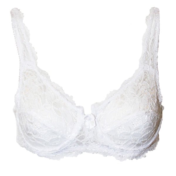 Marlon Dam/Kvinnor Sarah Spets Undertråds BH 34D Vit White 34D